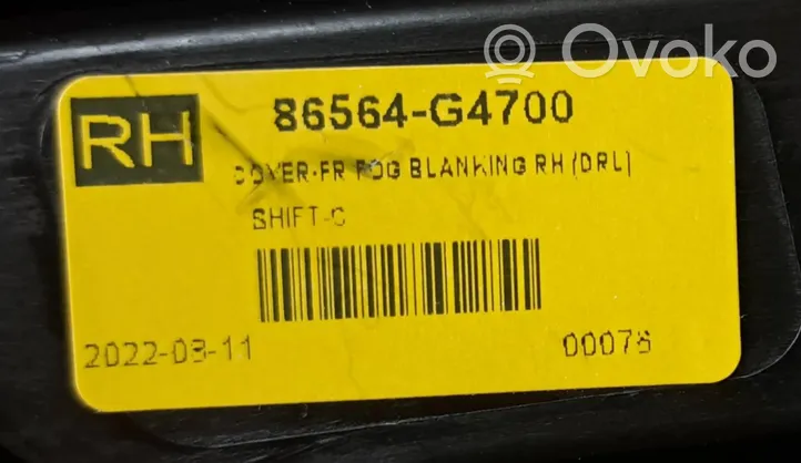 Hyundai i30 Grille inférieure de pare-chocs avant 86564-G4700