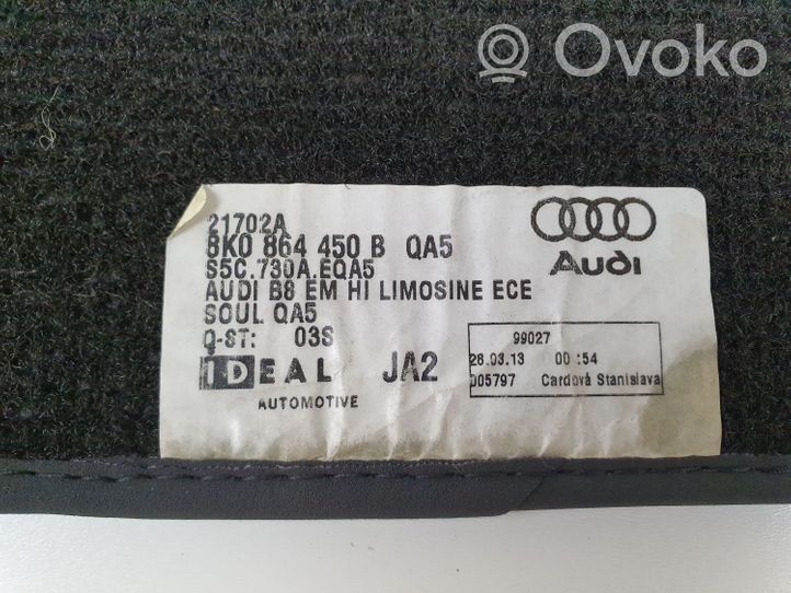 Audi A4 S4 B8 8K Takaistuintilan matto 