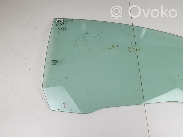 Volvo C70 Front door window/glass (coupe) 