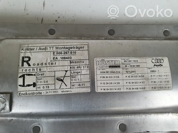 Audi TT Mk1 Etuoven sähkökäyttöinen ikkunan nostin 