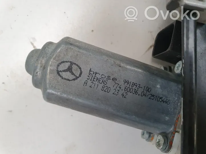 Mercedes-Benz E W211 Rear door window regulator with motor 