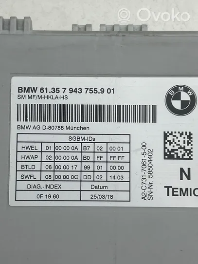 BMW X1 E84 Inne komputery / moduły / sterowniki 7943755