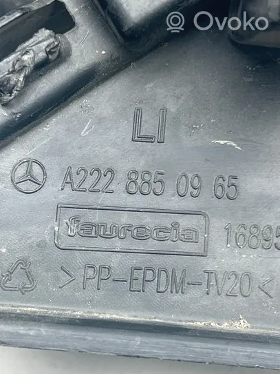 Mercedes-Benz S W222 Staffa di rinforzo montaggio del paraurti anteriore A2228850965