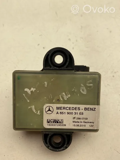 Mercedes-Benz GLC X253 C253 Relè preriscaldamento candelette A6519003103