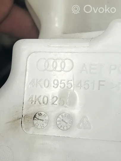 Audi A8 S8 D4 4H Windshield washer fluid reservoir/tank 4K0955451