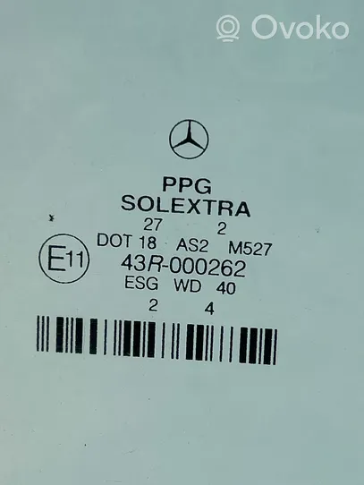 Mercedes-Benz E W211 Vetro del finestrino della portiera posteriore 43R000262