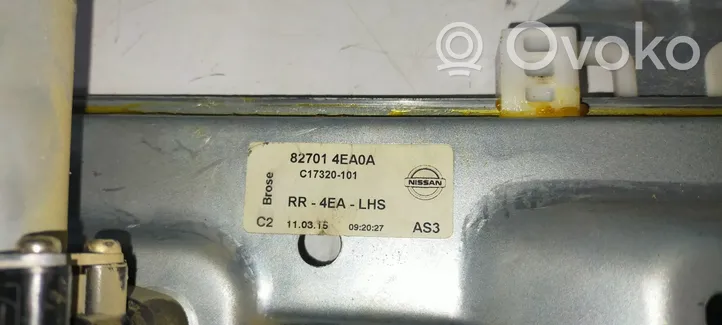 Nissan Qashqai Motorino alzacristalli della portiera posteriore 827014EA0A