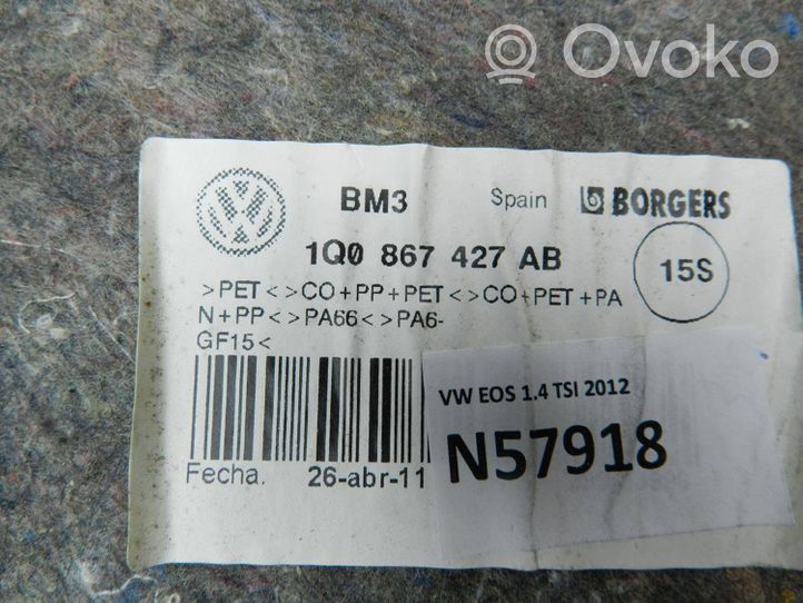 Volkswagen Eos Boczek / Tapicerka / bagażnika 1Q0867427AB