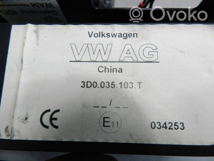 Volkswagen Phaeton CD/DVD keitiklis 3D0035103T