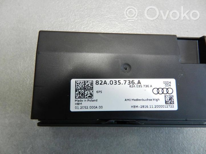 Audi A3 8Y Gniazdo / Złącze USB 82A035736A