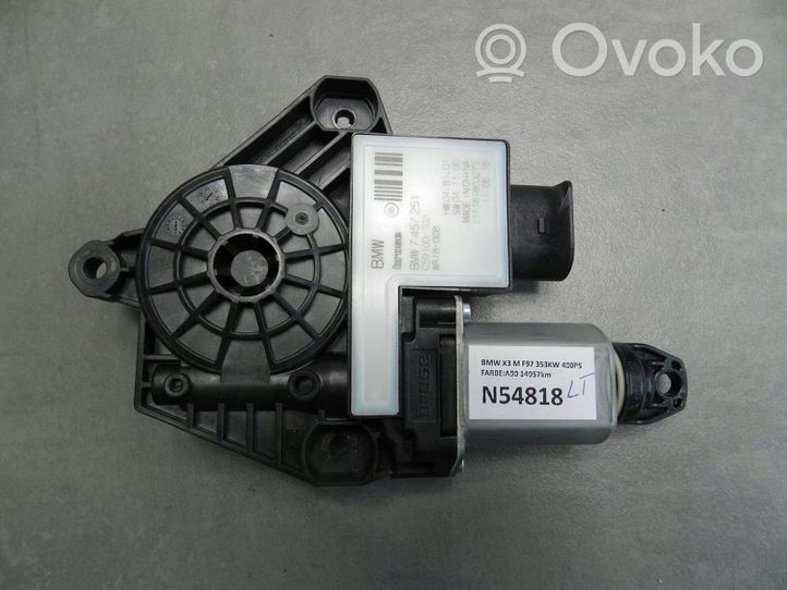 BMW X3M F97 Motorino alzacristalli della portiera posteriore 7457251