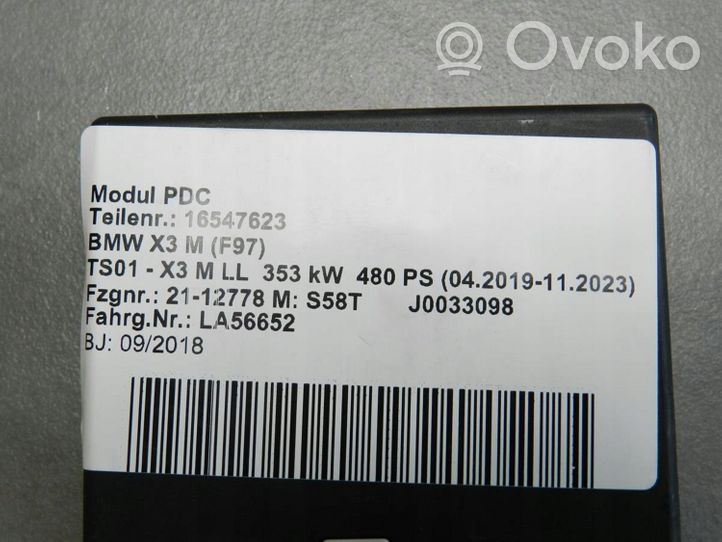 BMW X3M F97 Centralina/modulo sensori di parcheggio PDC 9462158