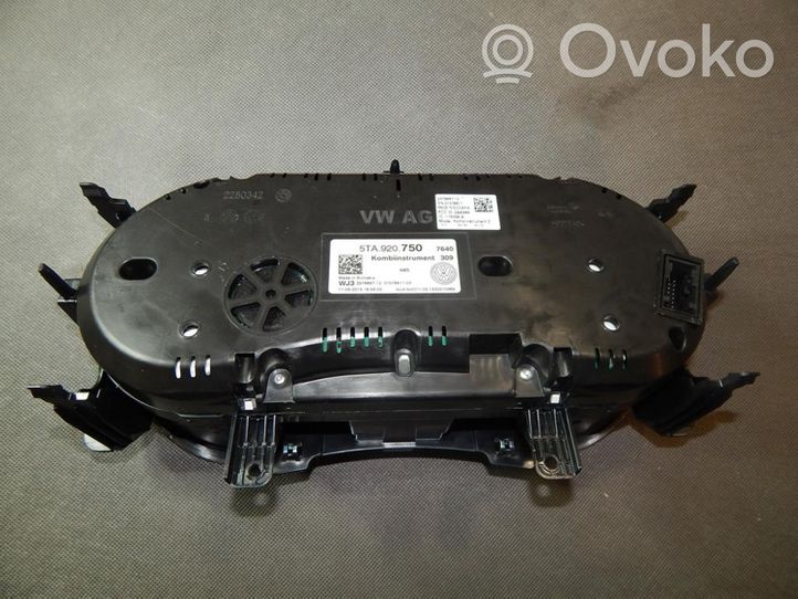 Volkswagen Touran III Tachimetro (quadro strumenti) 5TA920750