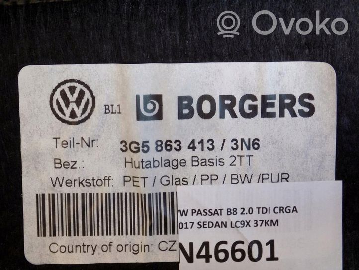 Volkswagen PASSAT B8 Bandeja del maletero 3G5863413