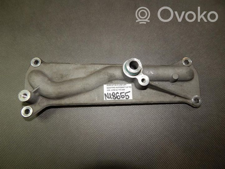 Audi A7 S7 4G Supporto della valvola di raffreddamento EGR 059131680D