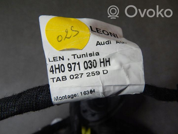 Audi A8 S8 D4 4H Wiązka przewodów drzwi przednich 4H0971030HH