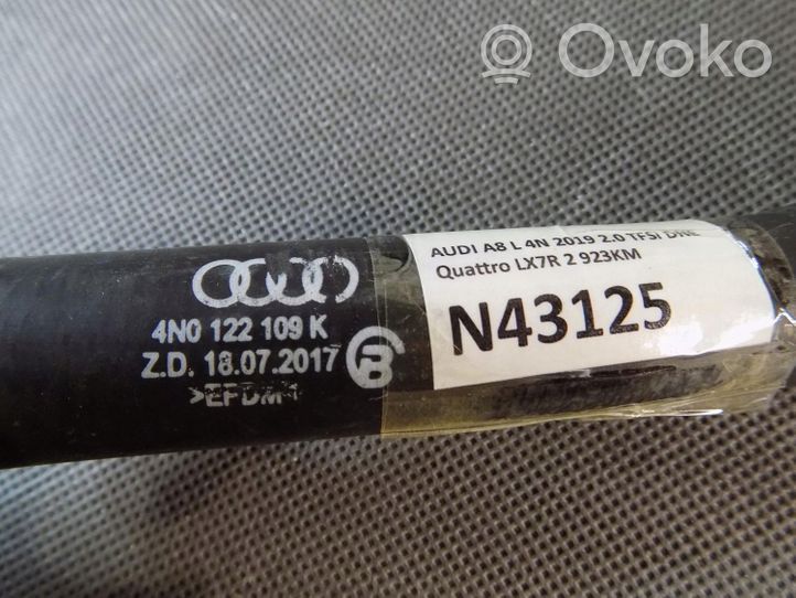 Audi A8 S8 D5 Tubo flessibile del liquido di raffreddamento del motore 4N0122109K