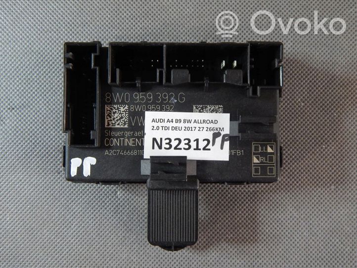 Audi A4 Allroad Oven ohjainlaite/moduuli 8W0959392G