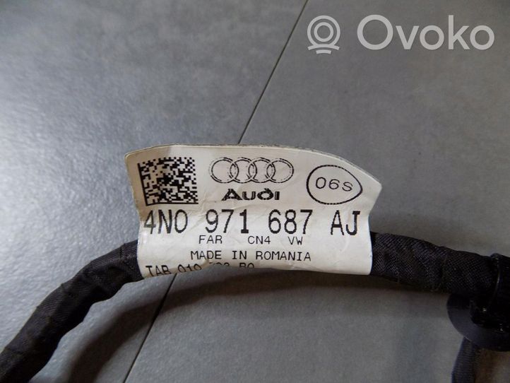 Audi A8 S8 D5 Cableado de puerta trasera 4N0971687AJ