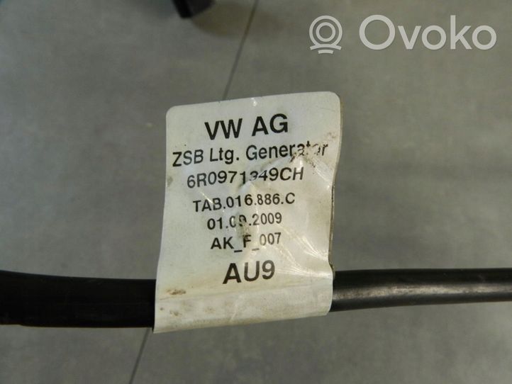 Volkswagen Polo V 6R Faisceau de câbles générateur d'alternateur 6R0971349CH