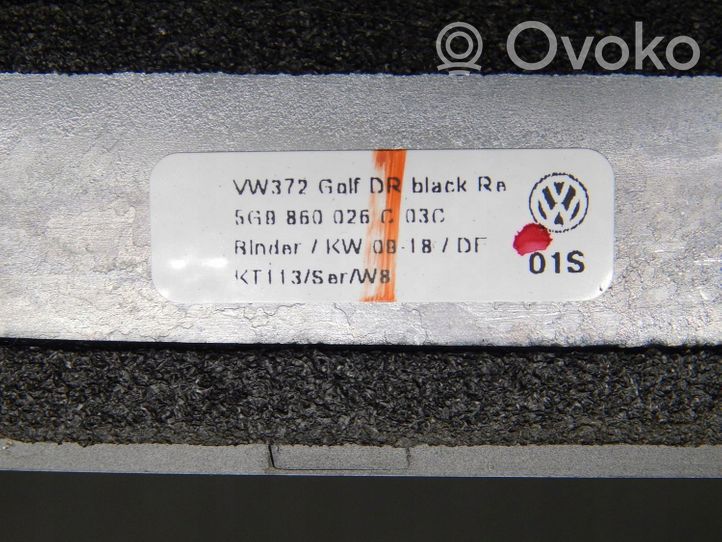 Volkswagen Golf VII Binario barra tetto 5G8860026C
