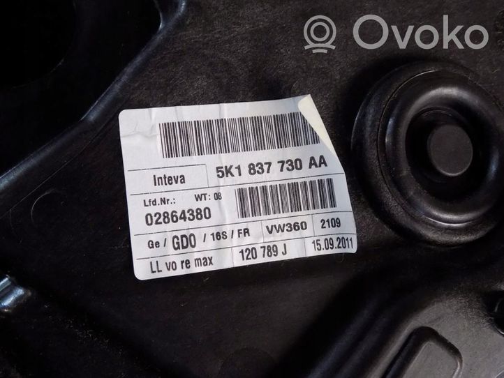 Volkswagen Golf VI Elektryczny podnośnik szyby drzwi 5K1837730AA