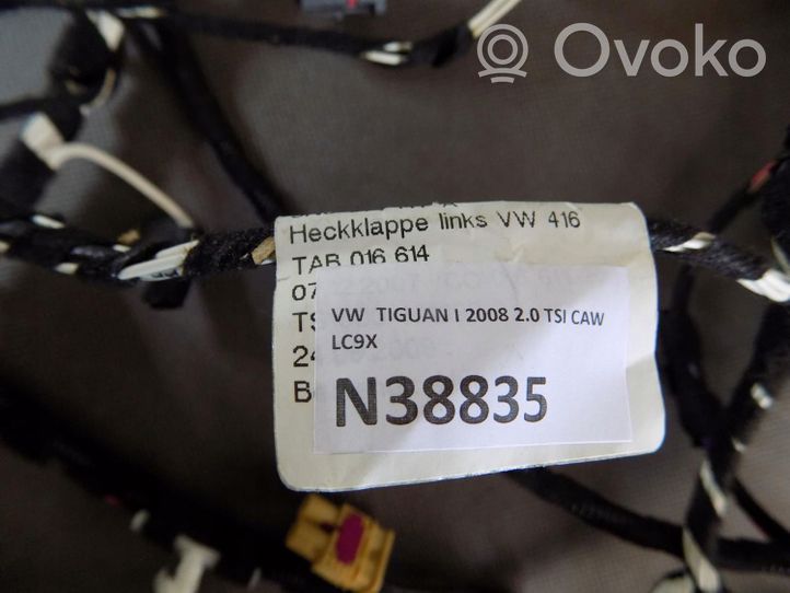 Volkswagen Tiguan Wiązka przewodów klapy tylnej / bagażnika 5N0971147A