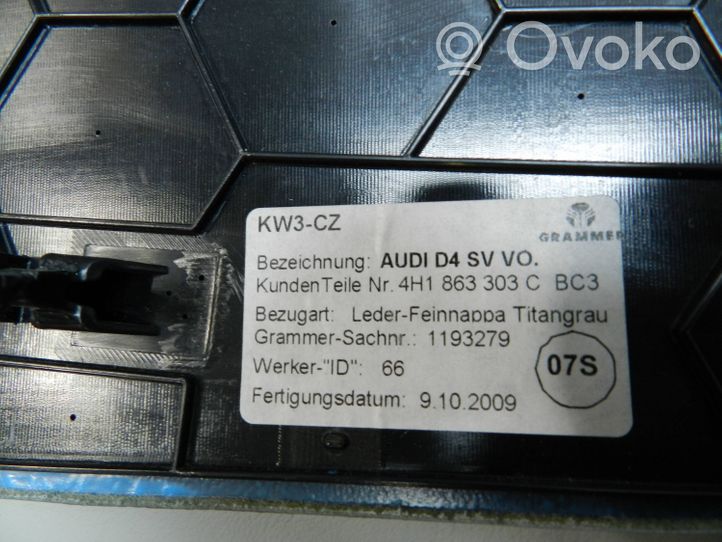 Audi A8 S8 D4 4H Osłona boczna tunelu środkowego 4H1863303C