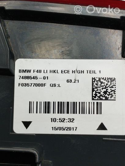 BMW X1 F48 F49 Aizmugurējais lukturis virsbūvē 7488545