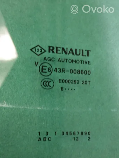 Renault Scenic IV - Grand scenic IV Szyba drzwi tylnych 43R008600