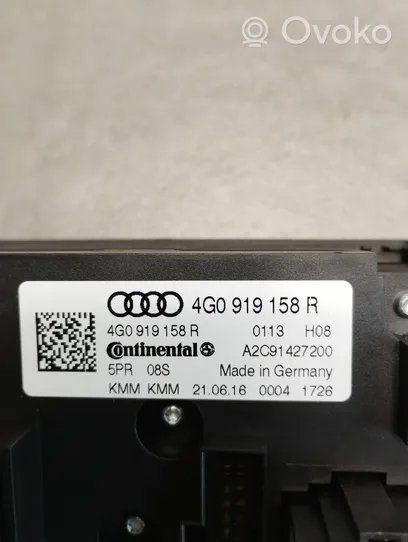 Audi A6 S6 C7 4G Panel klimatyzacji 4G0919158R