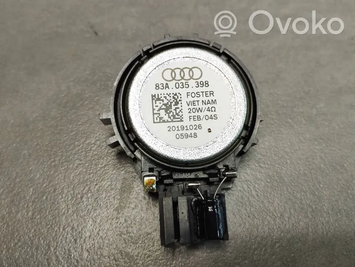 Audi Q3 F3 Głośnik wysokotonowy drzwi tylnych 83A035398