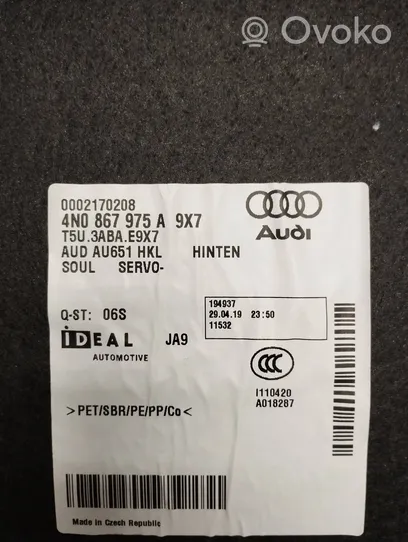 Audi A8 S8 D5 Poszycie / Tapicerka tylnej klapy bagażnika 4N0867975A