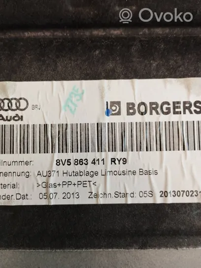 Audi A3 S3 8V Grilles/couvercle de haut-parleur arrière 8V5863411