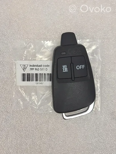 Porsche Cayenne (9PA) Telecomando del riscaldamento ausiliario Webasto 7PP963511D