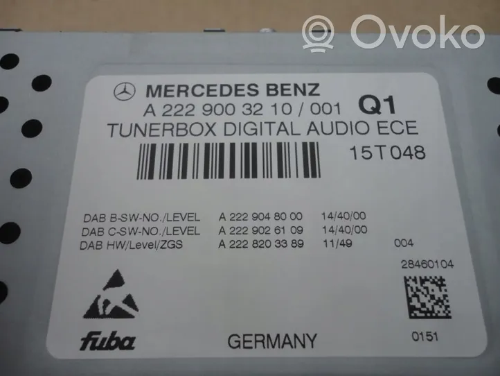 Mercedes-Benz S W222 Wzmacniacz audio A2229003210