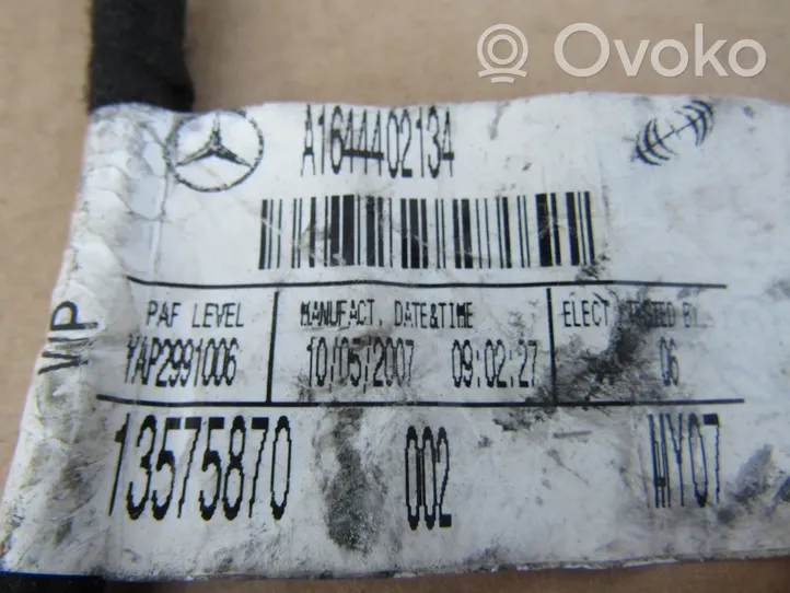 Mercedes-Benz ML W164 Wiązka przewodów klapy tylnej / bagażnika A1644402134