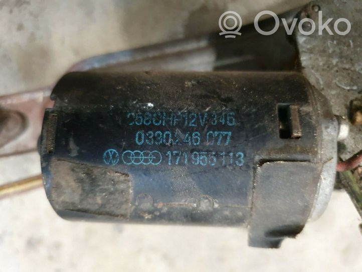 Volkswagen Golf I Front wiper linkage 171955611