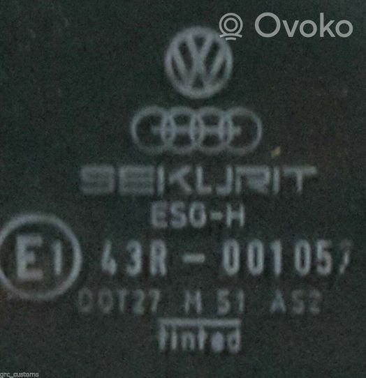 Volkswagen Scirocco Szyba karoseryjna drzwi 533845251B