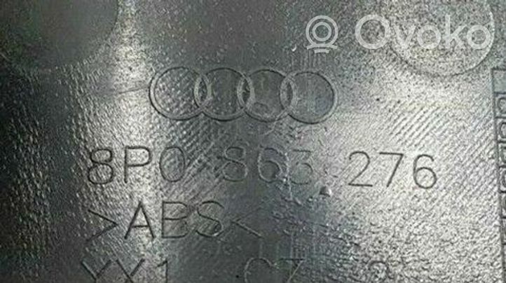 Audi A3 S3 A3 Sportback 8P Osłona dźwigni hamulca ręcznego 8P0863276