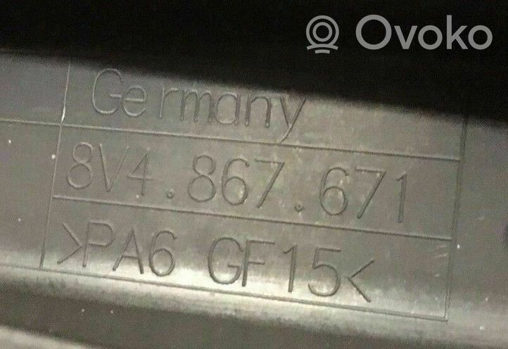 Audi RS3 Kita galinių durų apdailos detalė 8V4867671