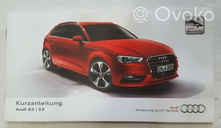 Audi A3 S3 8V Käyttöopas 1545628V000