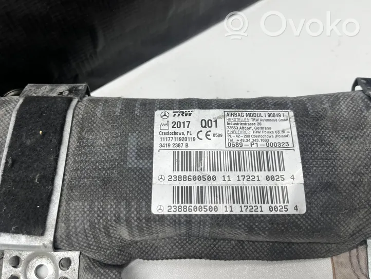 Mercedes-Benz E W238 Poduszka powietrzna Airbag drzwi przednich A2388600500