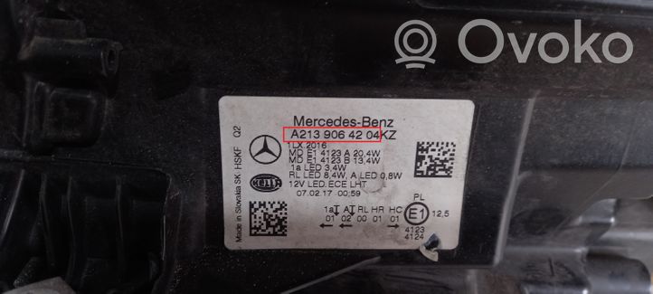 Mercedes-Benz E W213 Phare frontale A2139064204
