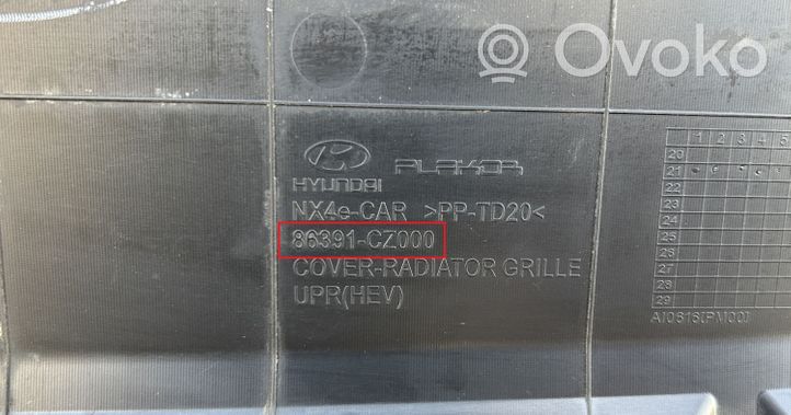Hyundai Tucson IV NX4 Griglia superiore del radiatore paraurti anteriore 86391CZ000
