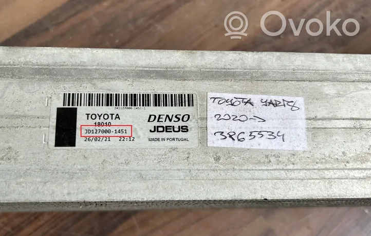 Toyota Yaris XP210 Välijäähdyttimen jäähdytin JD1270001451