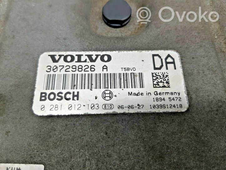 Volvo XC70 Unité de commande, module ECU de moteur 30729826A