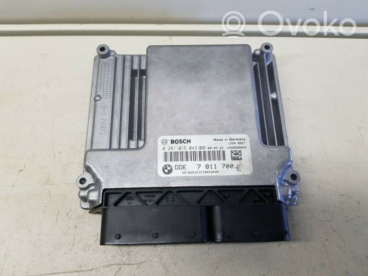 BMW 3 E90 E91 Centralina/modulo motore ECU 0281015043