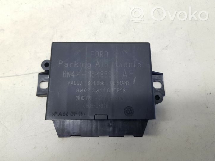 Ford Focus Pysäköintitutkan (PCD) ohjainlaite/moduuli 6N4T15K866AF