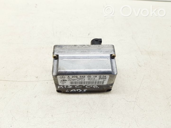 Mercedes-Benz C AMG W203 ESP acceleration yaw rate sensor A2095420018Q